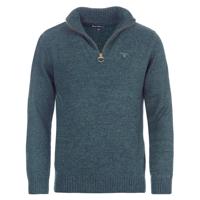 Herentrui Essential lambswool half zip seaweed