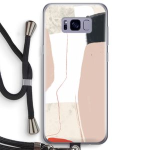 Lava: Samsung Galaxy S8 Plus Transparant Hoesje met koord