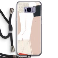 Lava: Samsung Galaxy S8 Plus Transparant Hoesje met koord