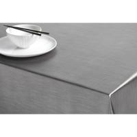 Bellatio Design Tafelkleed - grijs - metallic look - 140 x 180 cm Bellatio Design Tafelkleed - grijs - metallic look - 140 x 180 cm