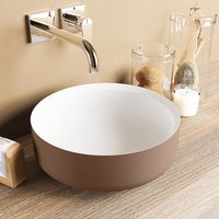 MONDIAZ COSS Waskom solid surface 36cm kleur Rust / Talc