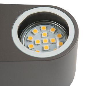 Ranex LED Wandlamp voor Buiten 2.4 W 230 lm Donkergrijs | 1 stuks - RA-5000332 - RA-5000332