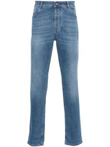 Brunello Cucinelli jean à coupe slim - Bleu