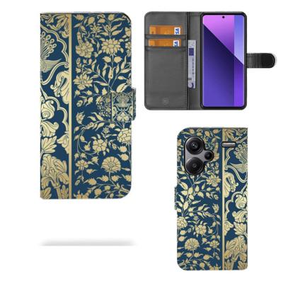 Xiaomi Redmi Note 13 Pro Plus Hoesje Beige Flowers Xiaomi Redmi Note 13 Pro Plus Hoesje Beige Flowers