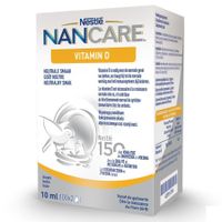 Nan Care Vitamine D Baby Druppels 10ml - thumbnail