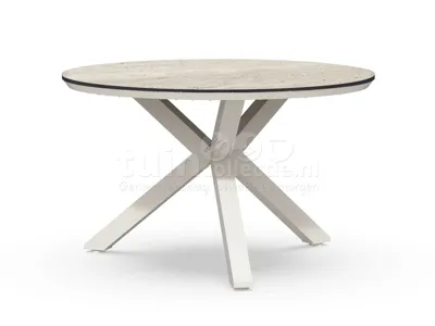 Tierra Outdoor Tuintafel Orbital Travertin Ø120cm