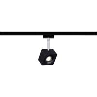 Paulmann Cube 230V-railsysteem lamp URail LED vast ingebouwd 8 W LED Zwart (mat), Chroom