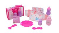 John Toy Baby Rose Verzorgset In Tasje - thumbnail