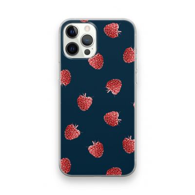 Framboosjes: iPhone 12 Pro Transparant Hoesje