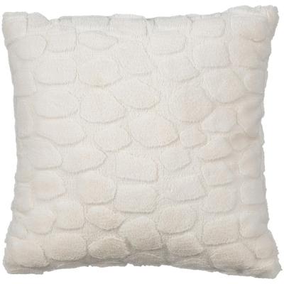 2e Halve Prijs Leen Bakker - Sierkussen Isadee - Off-white - 45x45 Cm - Polyester - Wit