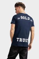 In Gold We Trust The Pusha T-Shirt Heren Donkerblauw - Maat XS - Kleur: Donkerblauw | Soccerfanshop