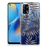 OPPO A74 4G TPU Case Leaves Grey