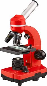 Bresser Microscoop junior 29 cm staal rood 28-delig