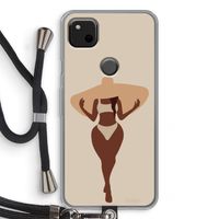 Let's get salty: Pixel 4a Transparant Hoesje met koord