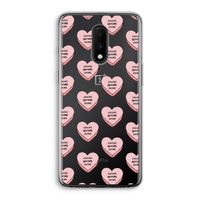 Chicks before dicks: OnePlus 7 Transparant Hoesje