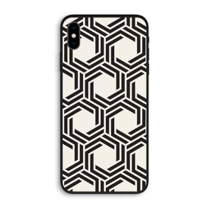 Geometrisch patroon: iPhone XS Max Biologisch afbreekbaar hoesje