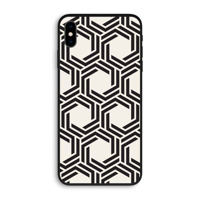 Geometrisch patroon: iPhone XS Max Biologisch afbreekbaar hoesje