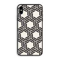 Geometrisch patroon: iPhone XS Max Biologisch afbreekbaar hoesje