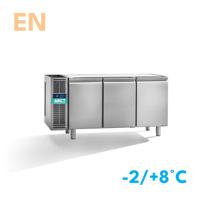 Dieptekoelwerkbank | 3 deurs EN | zonder werkblad | remote