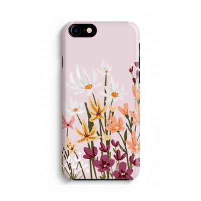 Painted wildflowers: iPhone 8 Volledig Geprint Hoesje