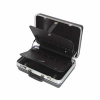 Gereedschapkoffer AMW Koffer ABS 430x190x330 zeer degelijke koffer kleur zwart