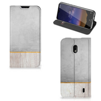 Nokia 2.2 Book Wallet Case Wood Concrete - thumbnail