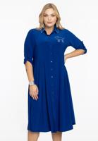 Yoek Blouse-jurk FLIP | Indigo | Maat 54/56