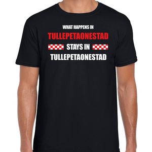 Roosendaal/Tullepetaonestad Carnaval t- shirt zwart heren