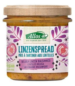 Linzenspread beluga balsamico bio