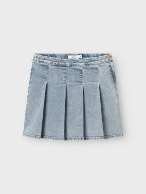 Name it zomer rok meisjes - licht blauw denim - Nkfdebi