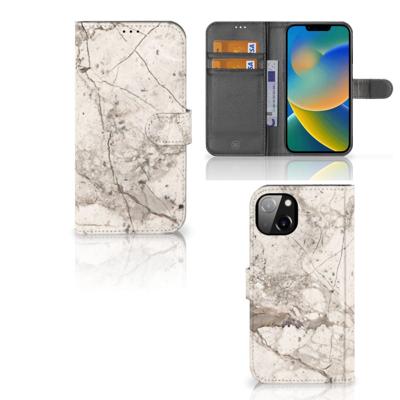 iPhone 14 Plus | Bookcase | Marmer Beige