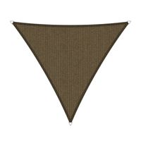 Shadow Comfort driehoek 3.6m Japanese Brown met Bevestigingsset - thumbnail