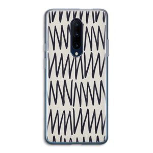 Marrakech Zigzag: OnePlus 7 Pro Transparant Hoesje