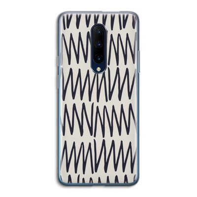 Marrakech Zigzag: OnePlus 7 Pro Transparant Hoesje