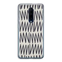 Marrakech Zigzag: OnePlus 7 Pro Transparant Hoesje