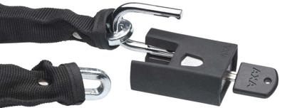 Axa clinch kettingslot 105cm zwart