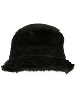Flexfit FX5003FF Fake Fur Bucket Hat - Black - One Size
