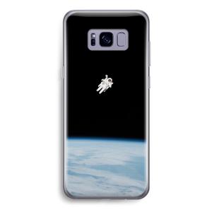 Alone in Space: Samsung Galaxy S8 Transparant Hoesje