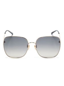 Chloé Eyewear lunettes de soleil oversize à effet dégradé - Noir