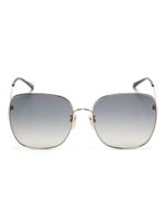 Chloé Eyewear gradient-lenses oversize-frame sunglasses - Noir