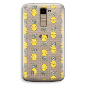Ananas: LG K10 (2016) Transparant Hoesje