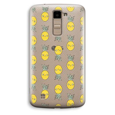 Ananas: LG K10 (2016) Transparant Hoesje