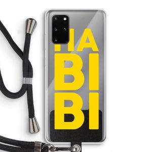 Habibi Majorelle : Samsung Galaxy S20 Plus Transparant Hoesje met koord
