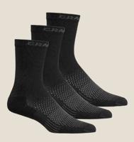 Craft CORE high dry sock 3-pack zwart unisex 37-39