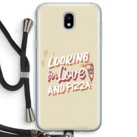 Pizza is the answer: Samsung Galaxy J5 (2017) Transparant Hoesje met koord