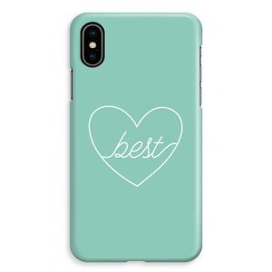 Best heart pastel: iPhone XS Max Volledig Geprint Hoesje