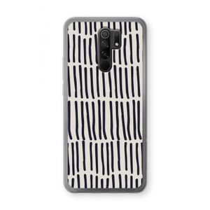 Moroccan stripes: Xiaomi Redmi 9 Transparant Hoesje