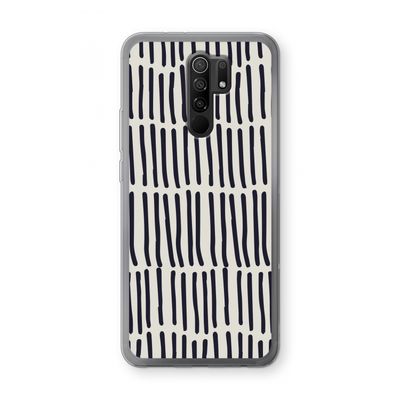 Moroccan stripes: Xiaomi Redmi 9 Transparant Hoesje
