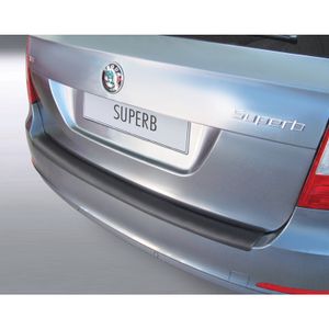 Bumper beschermer passend voor Skoda Superb Combi 2009-2012 Zwart GRRBP447