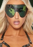 Eye-Mask - Army Theme - Green - thumbnail